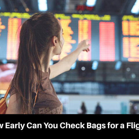 How Early Can You Check Bags for a Flight?