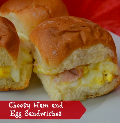 Cheesy Ham and Egg Sandwich