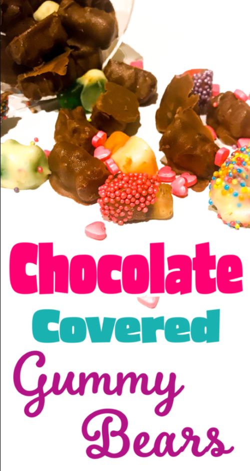 Chocolate Covered gummy bears