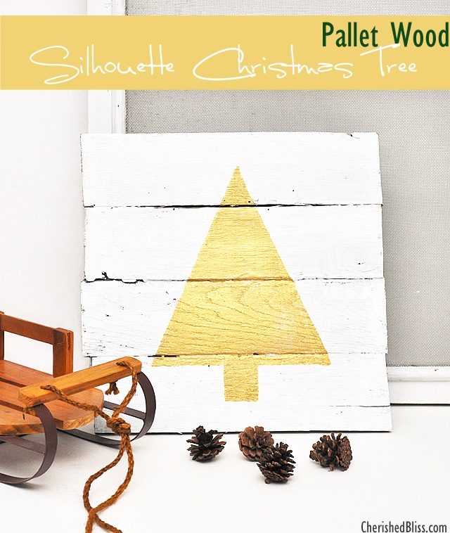 Christmas wood pallet sign