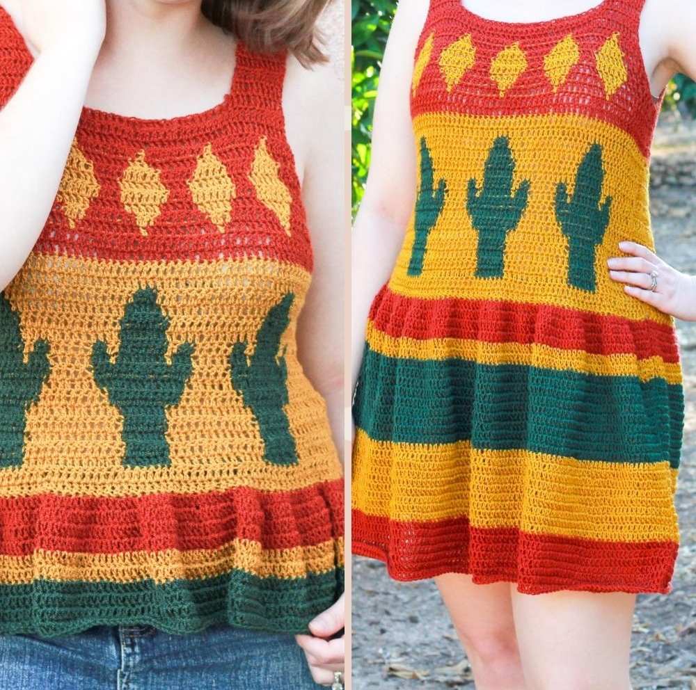Colorful Crochet top