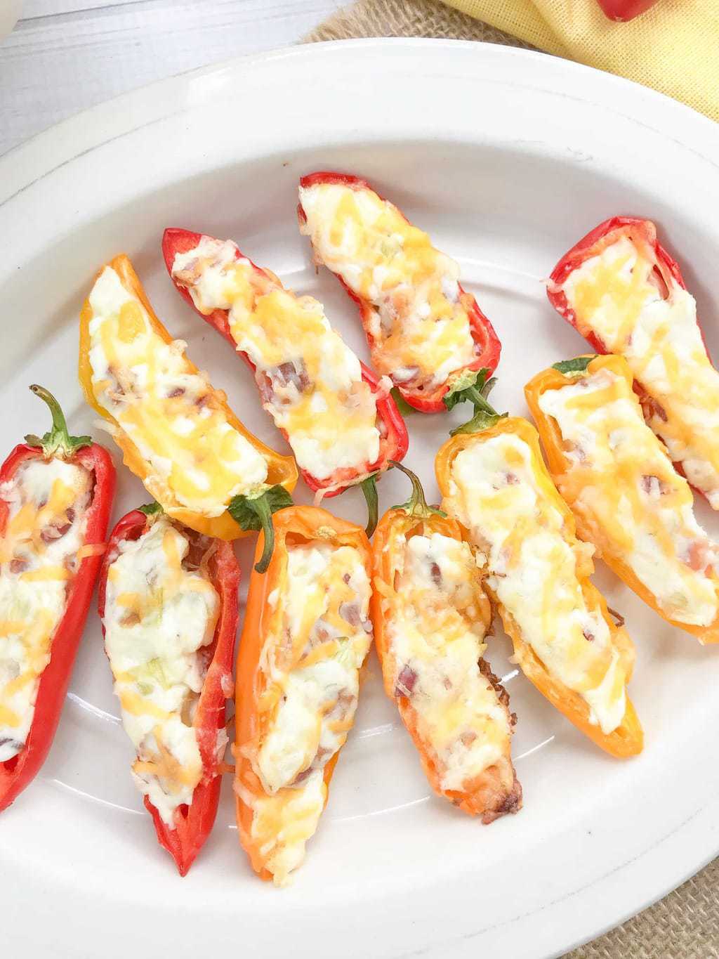 Cream Cheese Stuffed Peppers With Bacon