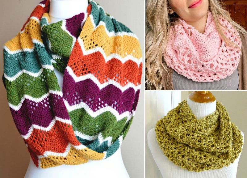 Crochet Infinity Scarves for Beginners