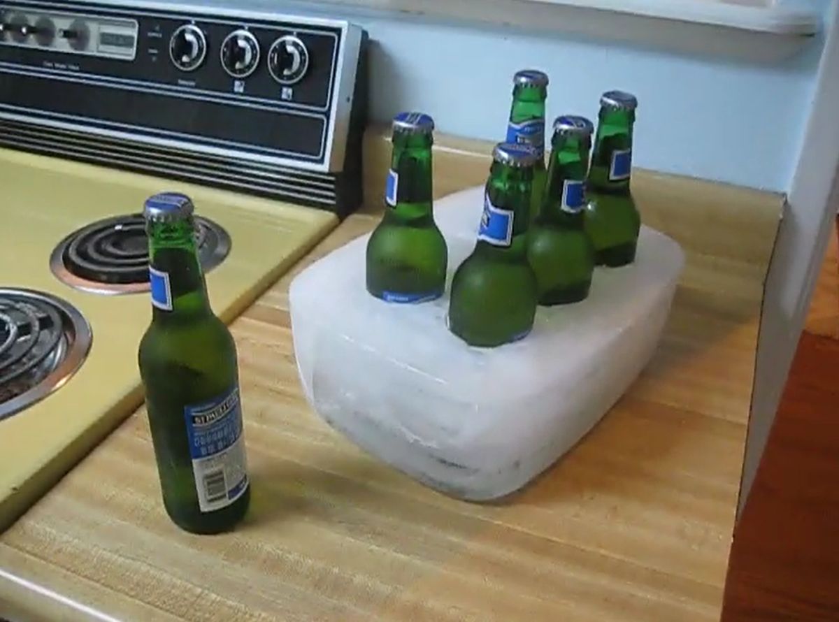DIY Cold Beer Tray