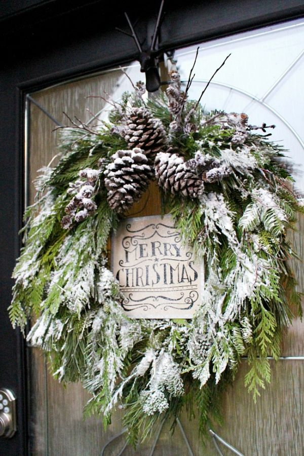 Fresh Christmas Door Decoration