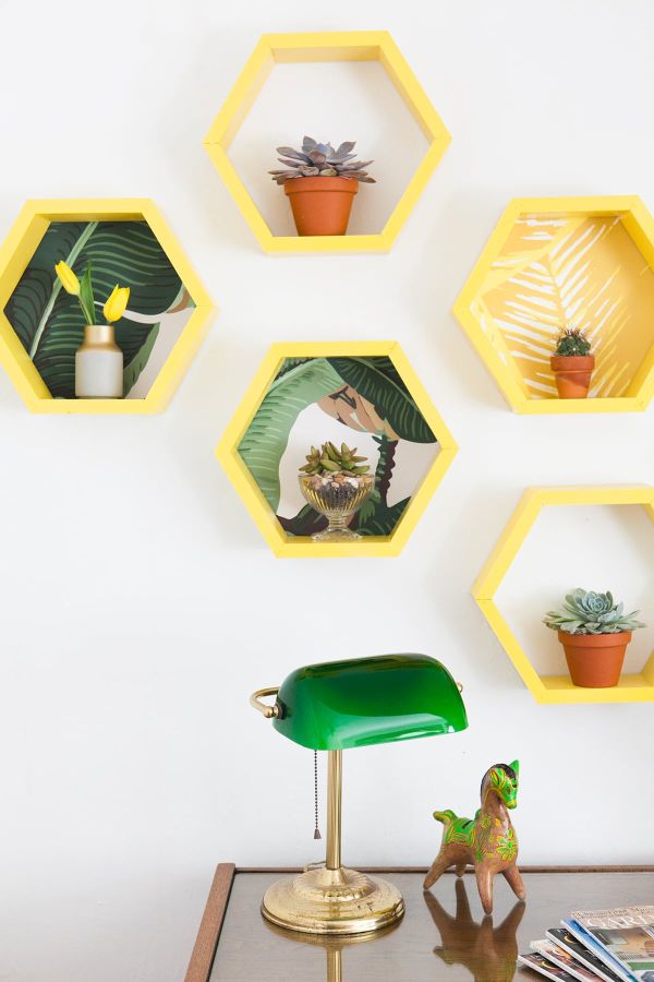 DIY-Honeycomb-Hexagon-Shelves