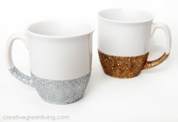 Dishwasher Safe Glitter Coffee Mugs