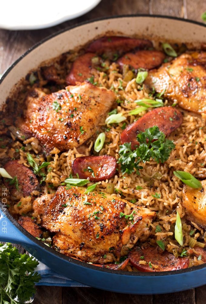 Dutch Oven One Pot Chicken and Dirty Rice