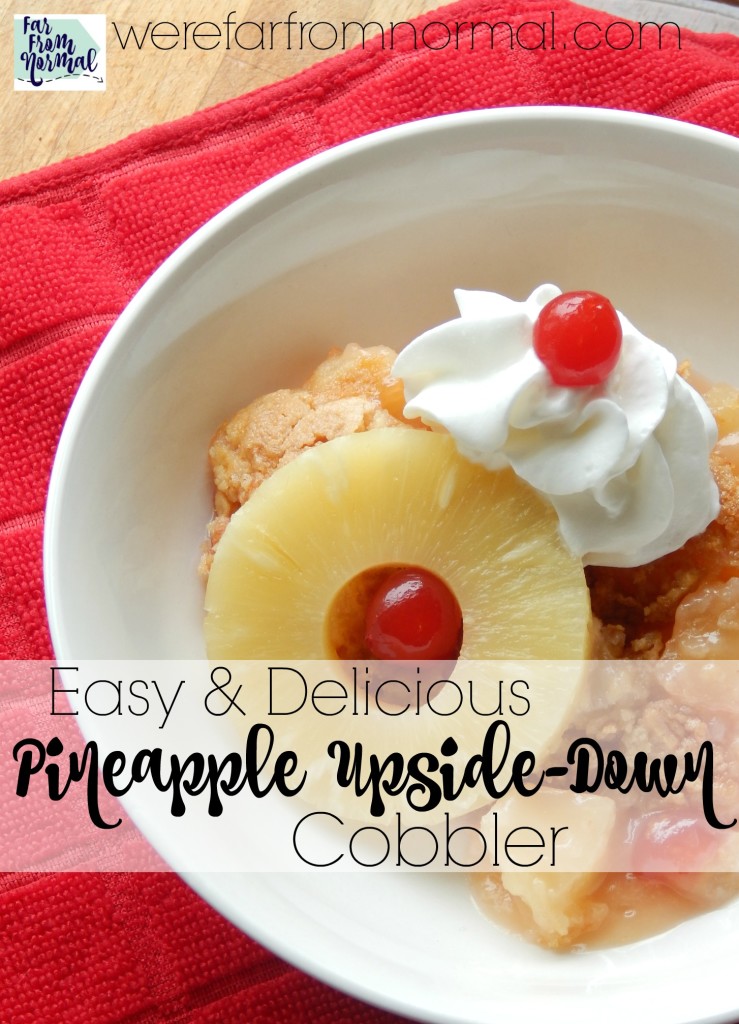 Easy Delicious Pineapple Upside-Down Cobbler