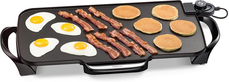 Electric Griddle With Removable Handles