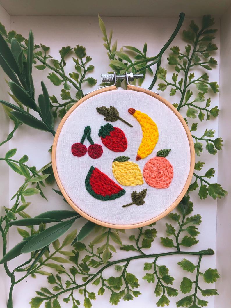 Embroidery Fruit