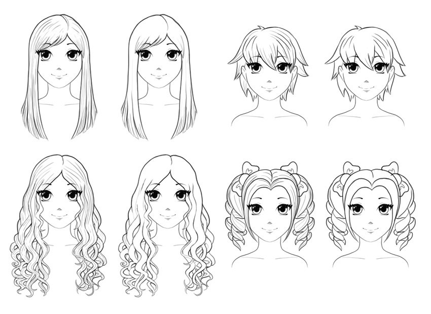 Female Anime Hair