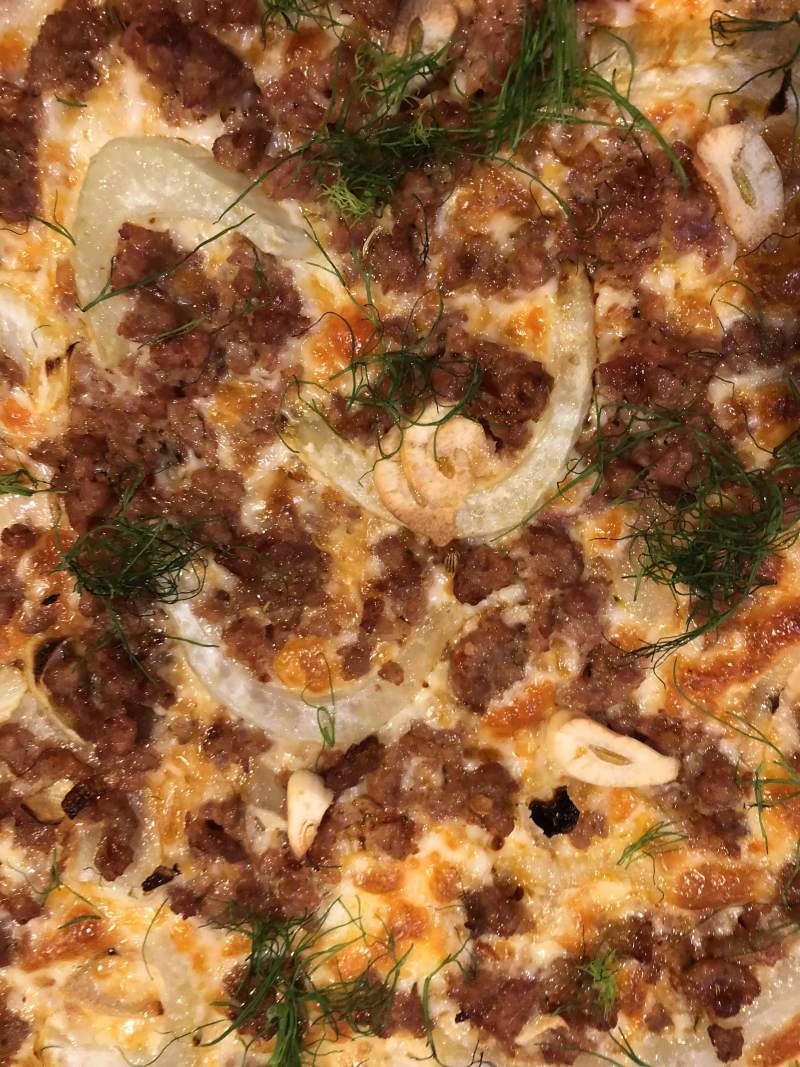 Fennel and Sausage Pizza