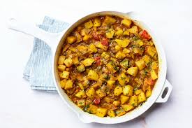 Ghurma Aloo – Cumin-Scented Potatoes with Tomatoes