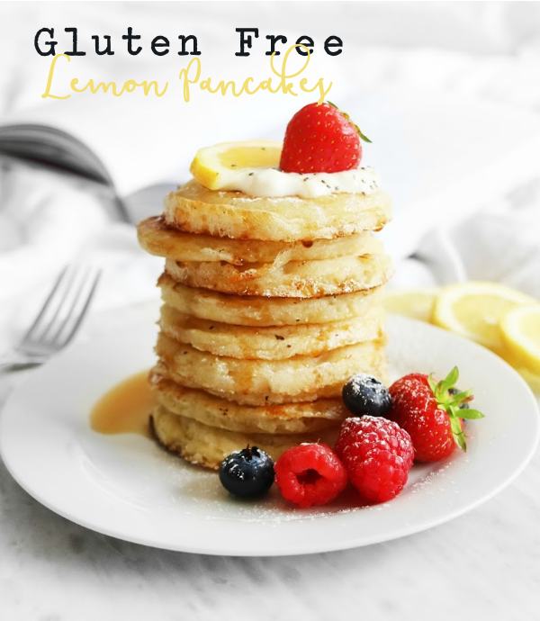 Gluten Free Lemon Pancakes