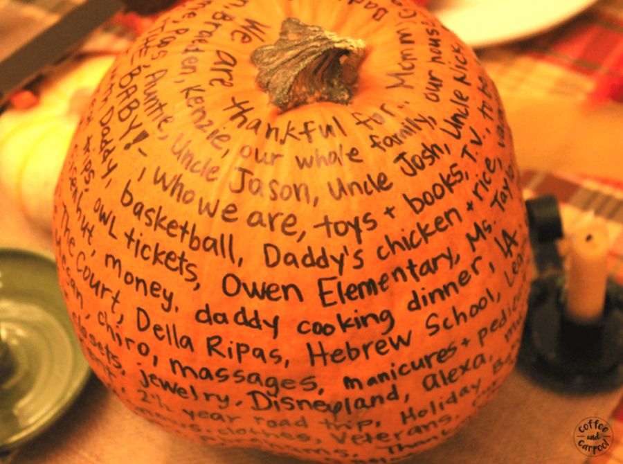 Gratitude Pumpkin