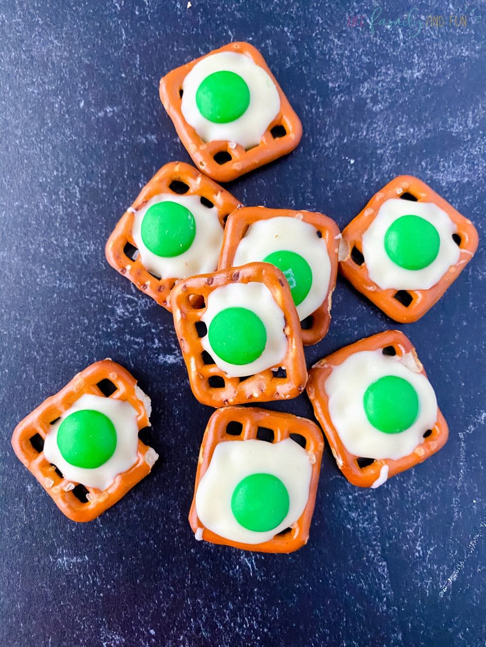 Green Eggs and Ham, Chocolate Covered Pretzels (10)