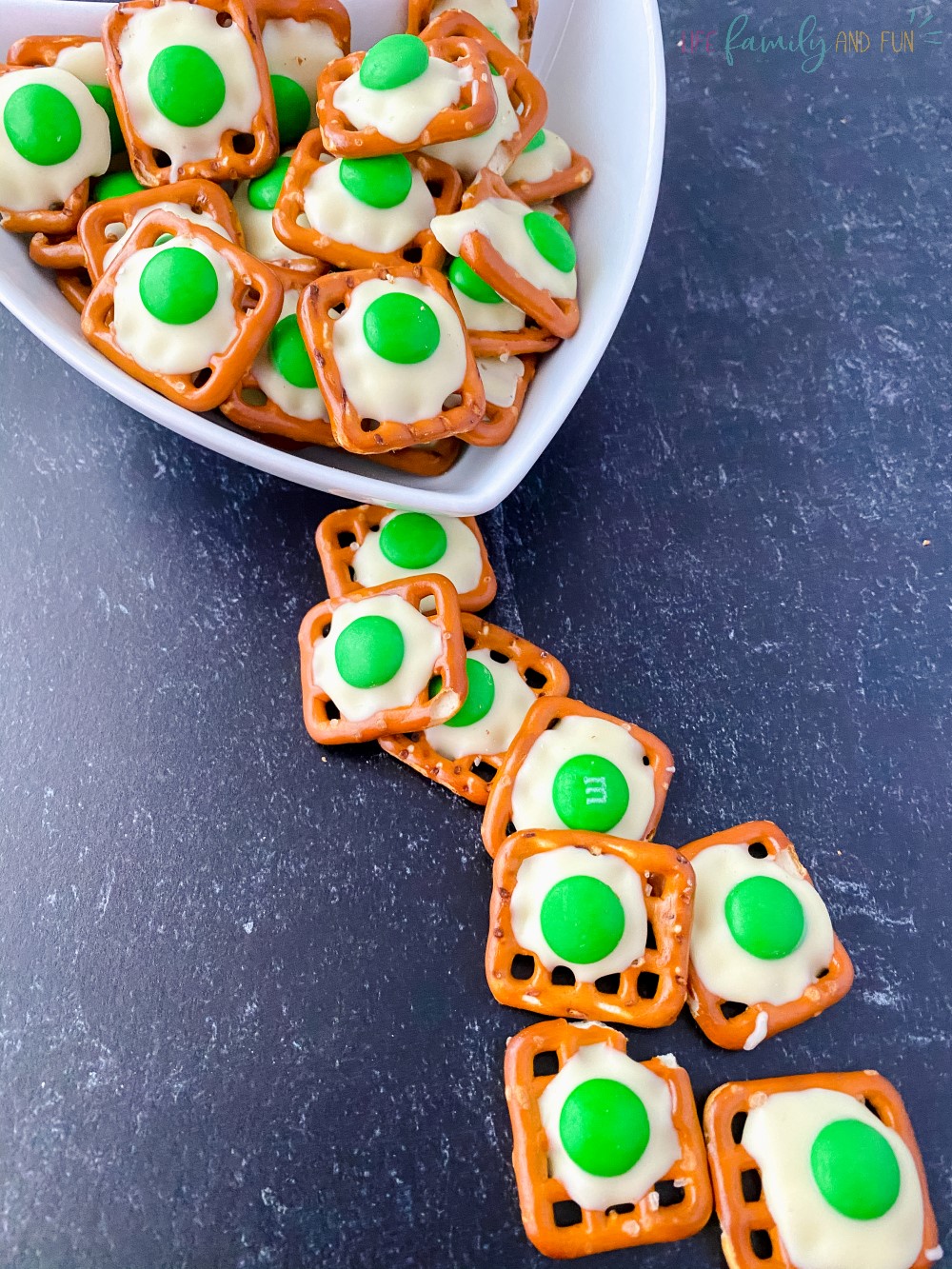 Green Eggs and Ham, Chocolate Covered Pretzels (12)