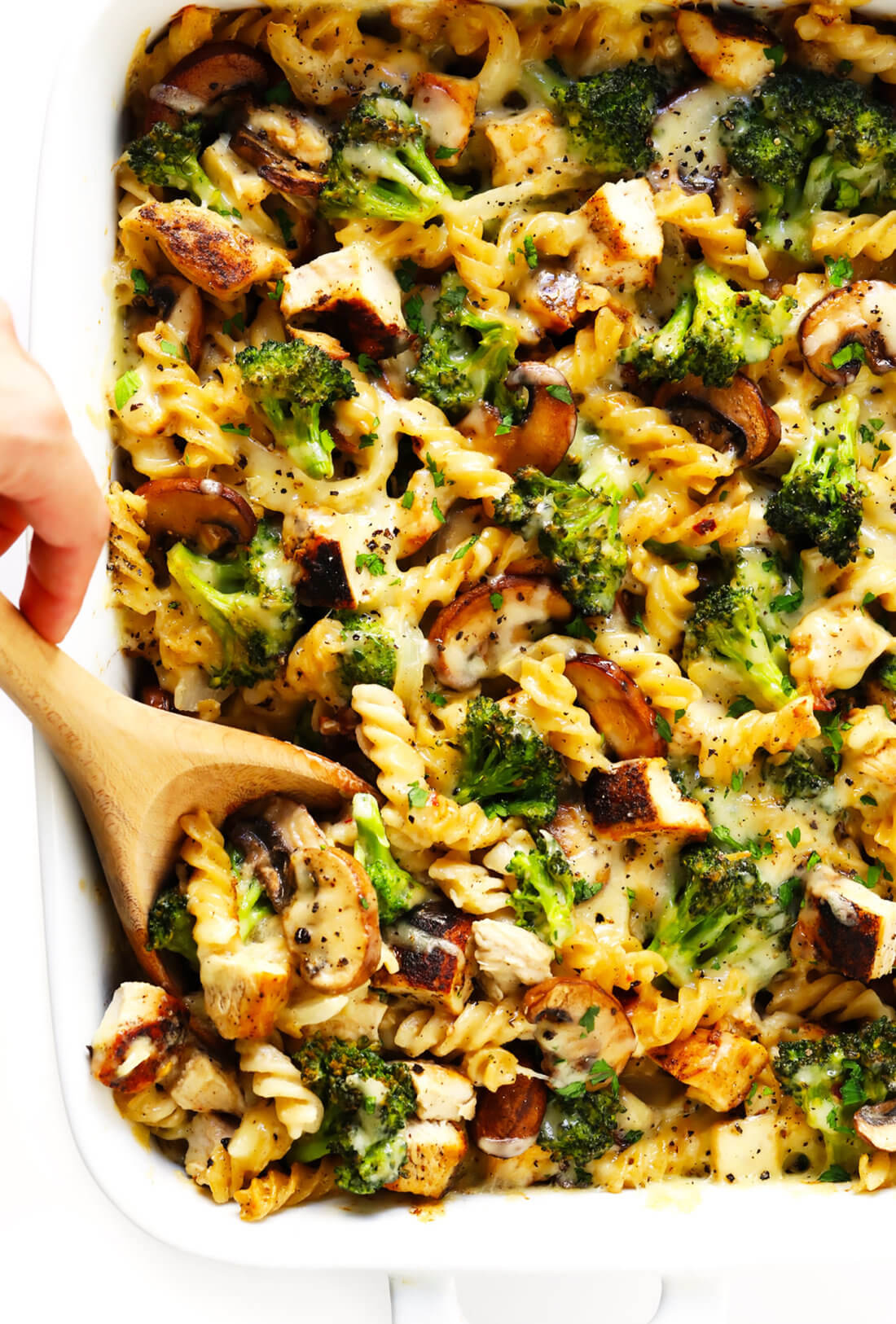Healthier Chicken Broccoli Casserole