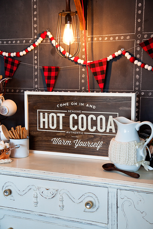 Hot chocolate sign