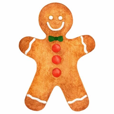 How To Draw A Gingerbread Man