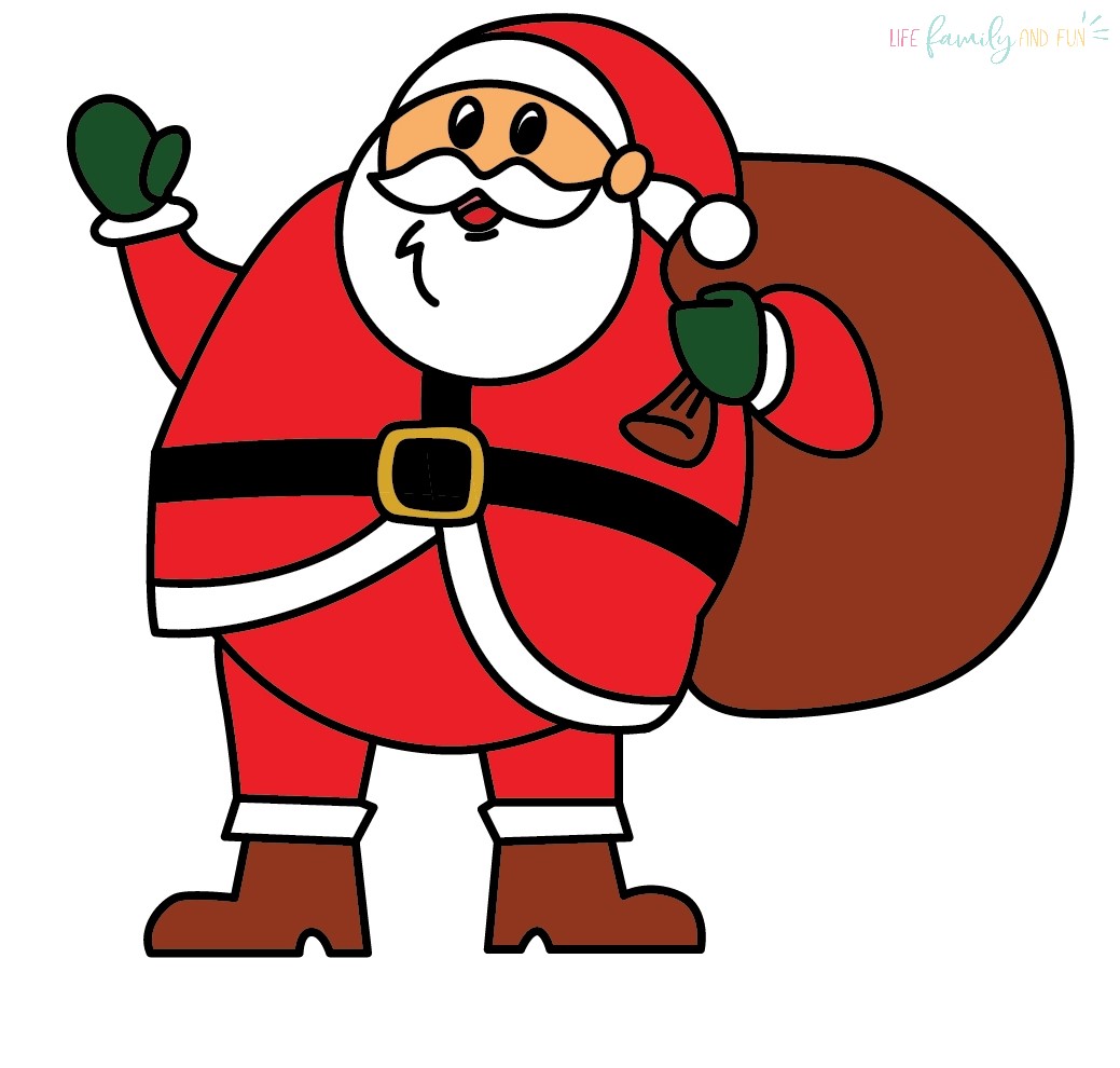 Santa Claus Drawing - The Jolliest Art Activity! – Proud to be Primary