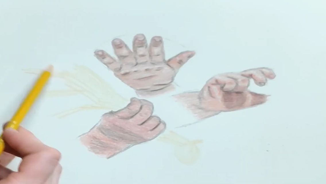 How to Draw Baby Hands