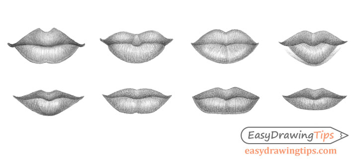 How to Draw Different Types of Lips