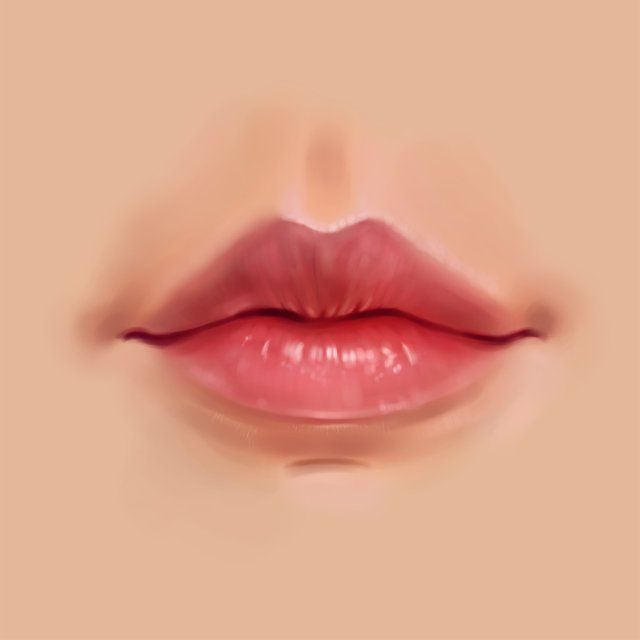 How to Draw Digital Lips