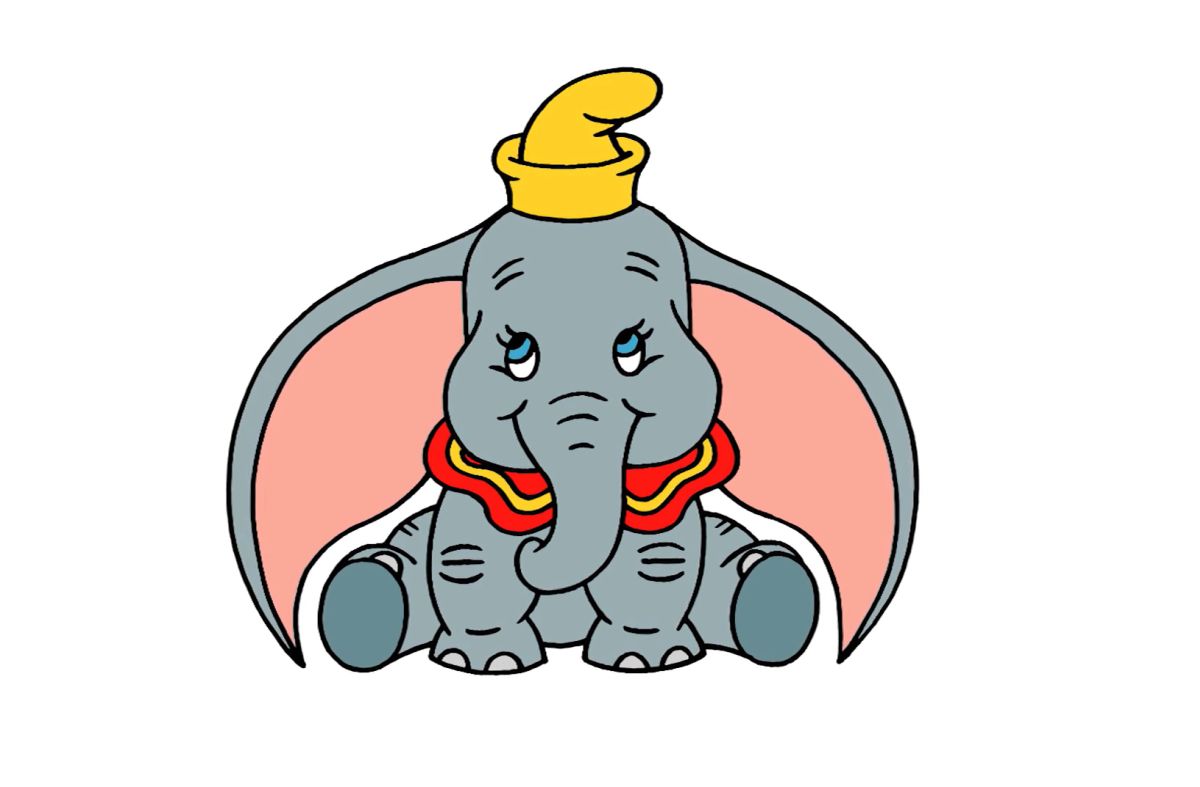 How to Draw Dumbo the Elephant