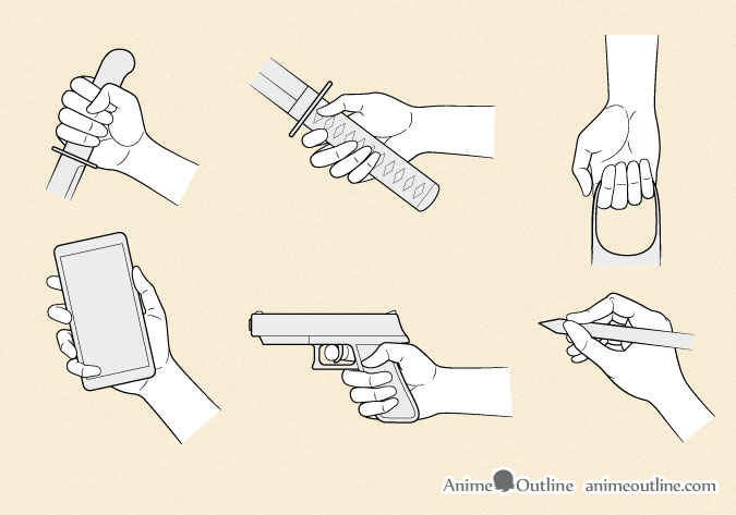 How to Draw Hands Holding Something 