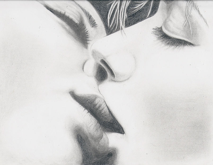 How to Draw Kissing Lips