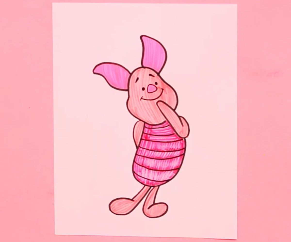 How to Draw Piglet