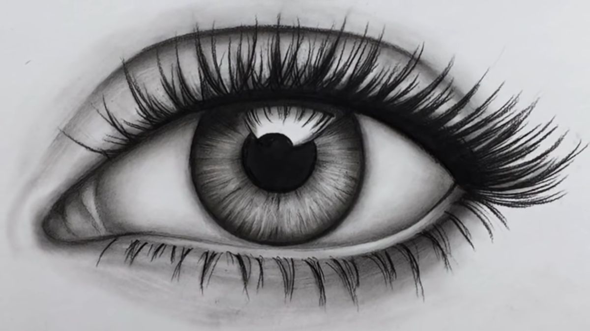 How to draw realistic eye for beginners With pencil sketch step by step. -  YouTube