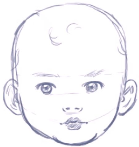 How to Draw a Baby Nose