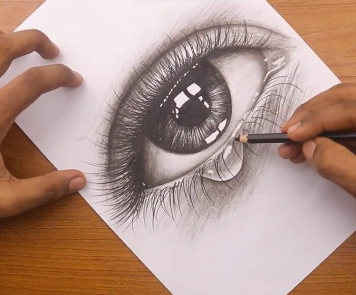 How to Draw a Crying Eyes