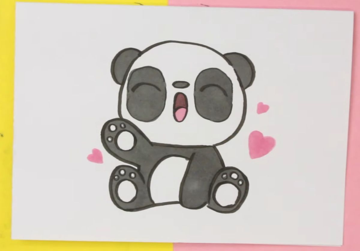 How to Draw a Panda Draw So Cute - Panda Drawing Easy-saigonsouth.com.vn