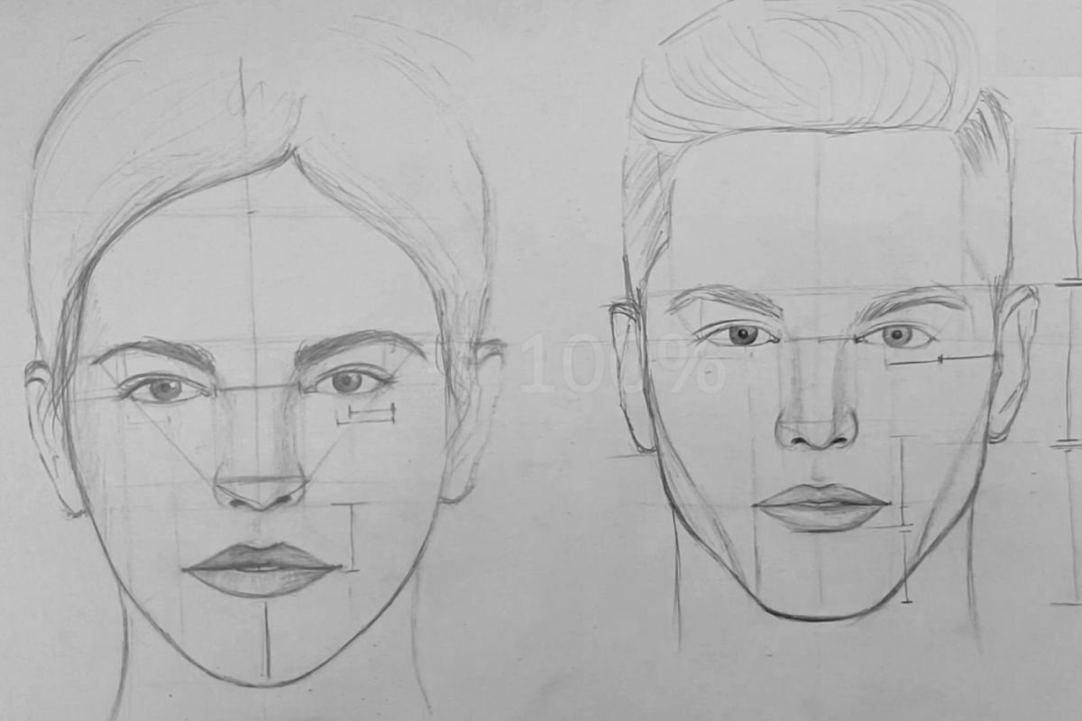 How to Draw a Face in Just Ten Minutes