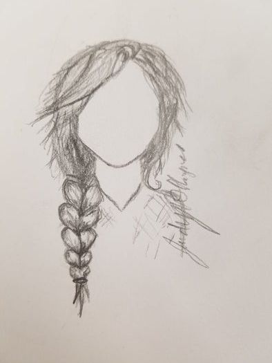 How to Draw a Girl with Braids