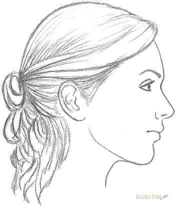 How to Draw a Girl’s Face From the Side