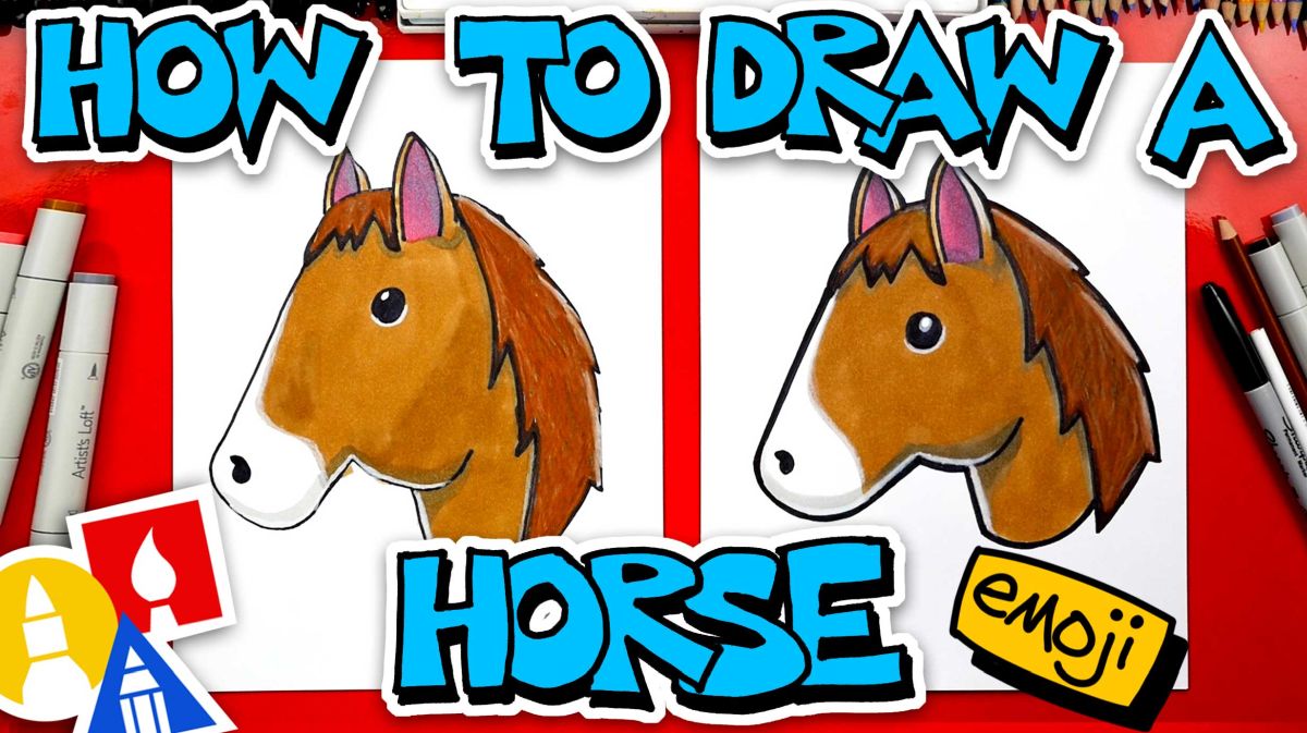 How to Draw a Horse Emoji