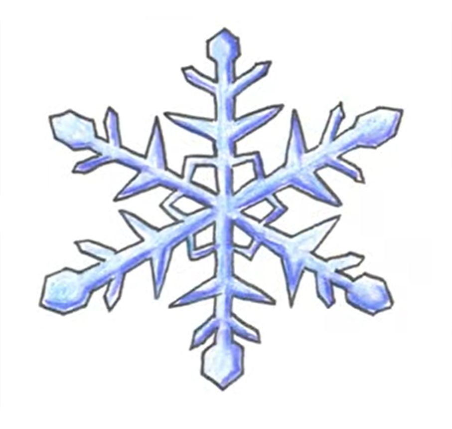 How to Draw a Pretty Snowflake
