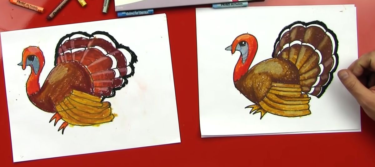 How to Draw a Semi-Realistic Turkey