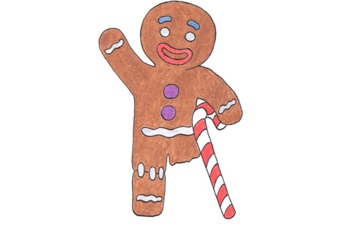 How to Draw the Gingerbread Man from Shrek