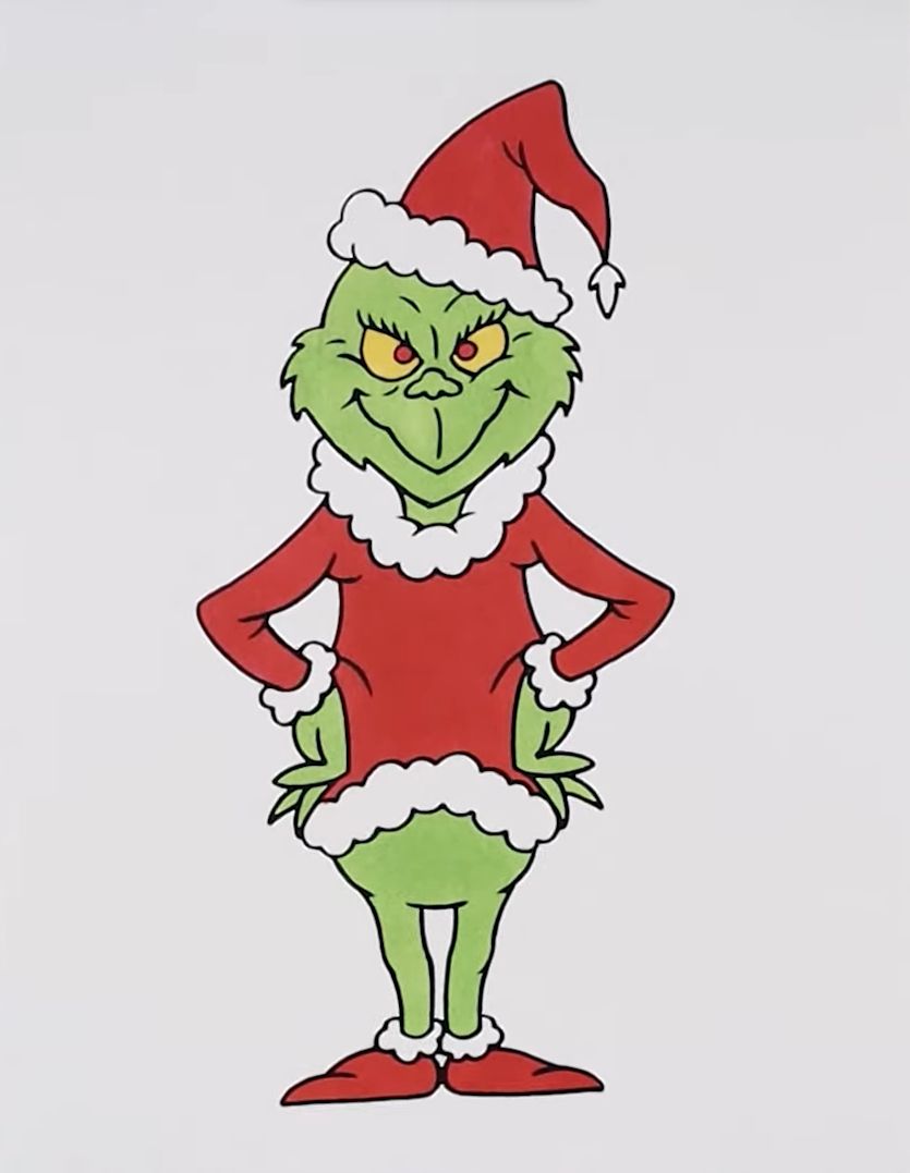 How to Draw the Grinch 2018