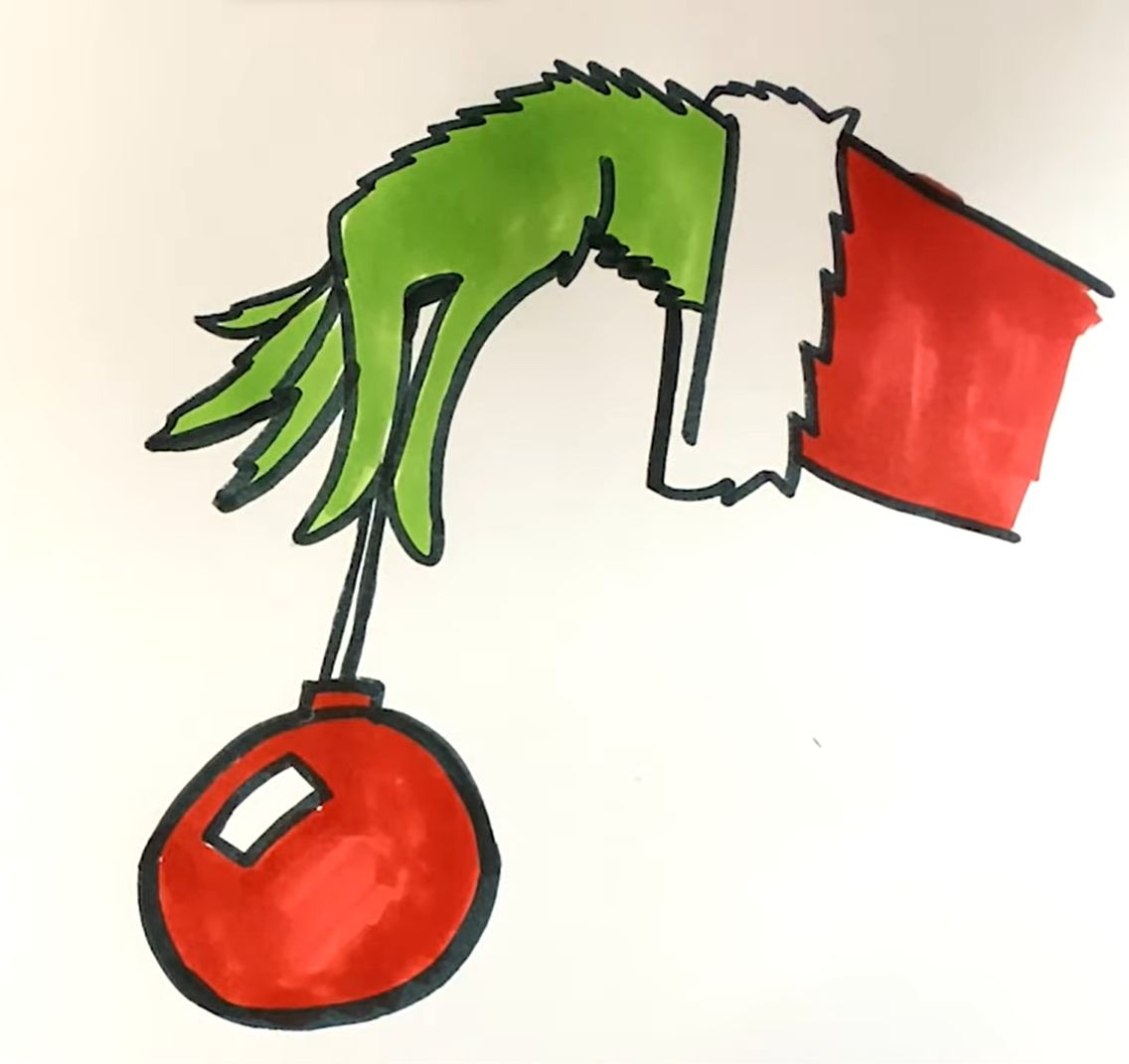 How to Draw the Grinch’s Hand