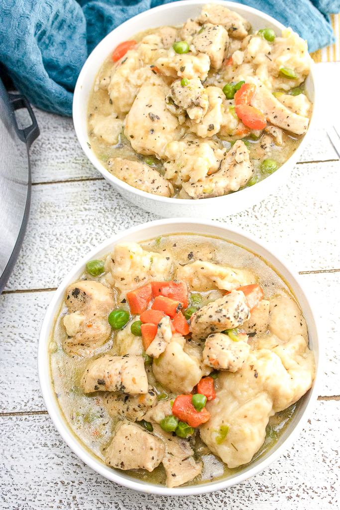 Instant Pot Chicken & Dumplings Recipe With Canned Biscuits