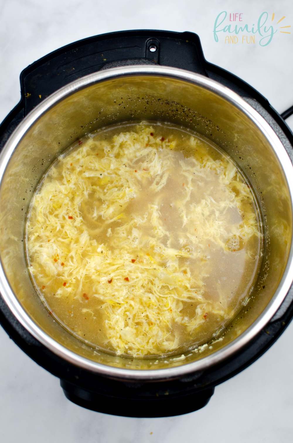 Instant Pot Egg Drop Soup Recipe - let it