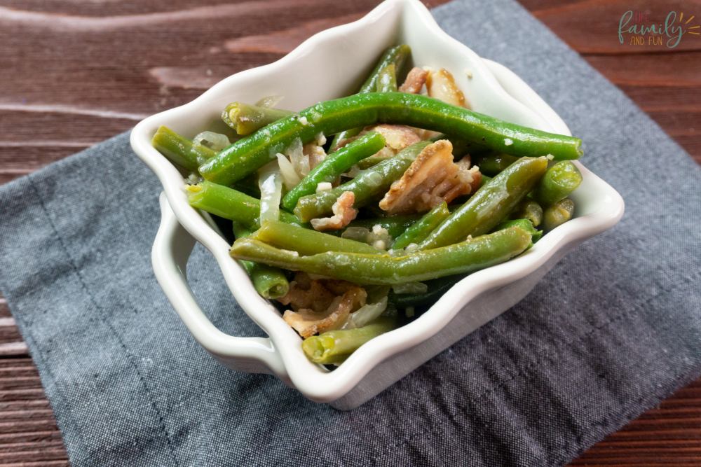 Instant Pot Green Beans and Bacon - tasteful