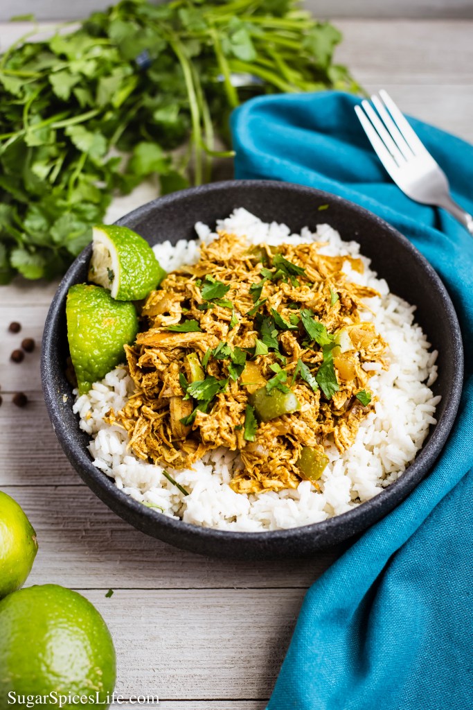 Instant Pot Jamaican Curry Chicken and Coconut Rice
